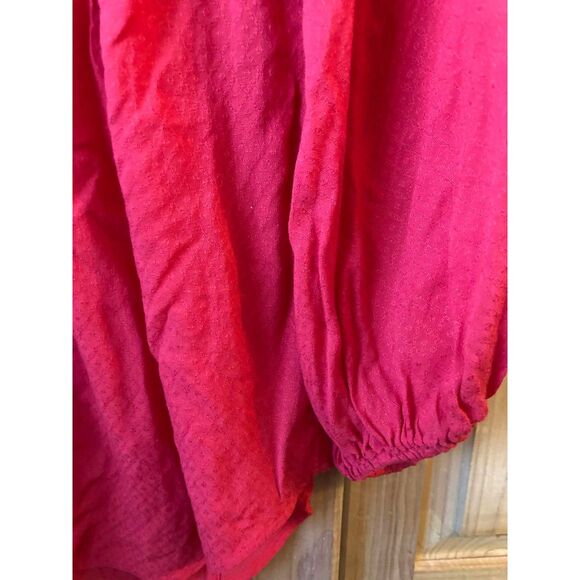 🧺Maeve by Anthropologie | Boswell Blouse in Red | Size 6 - Picture 6 of 7